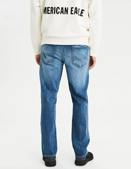 American Eagle Men Blue Ne(X)T Level Original Straight Jeans