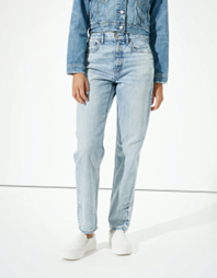 American Eagle Women Blue 90s Boyfriend Jeans