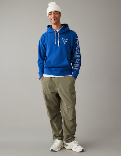 Blue hoodie for Men