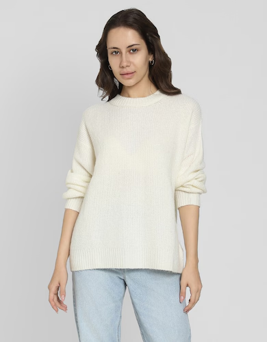 White sweater for women