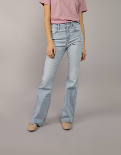  Classic Blue Flare Jean for Women 