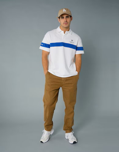 Linen Blend Athletic Fit Pant for Men 