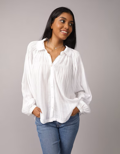 White Washed Shirts for Women