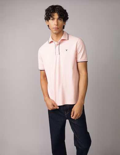 Pink Polo t-shirt for Men 