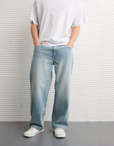Blue Baggy Jeans for Men 