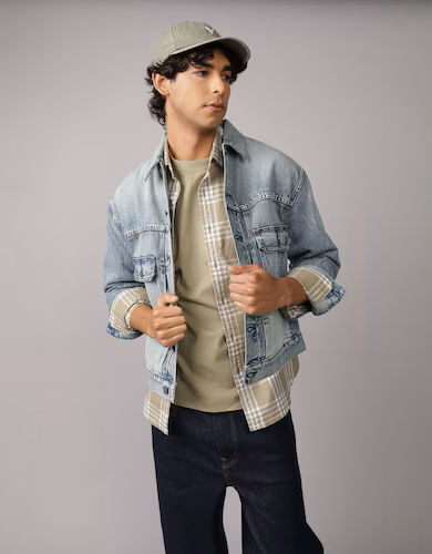 Blue Colour Denim Jackets for Men 